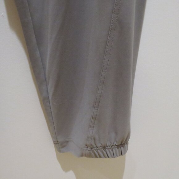 SYMPLI Half Cuff Jogger Pants in Taupe Lagenlook Travel Casual Comfy Size 16 NWT - Picture 6 of 13